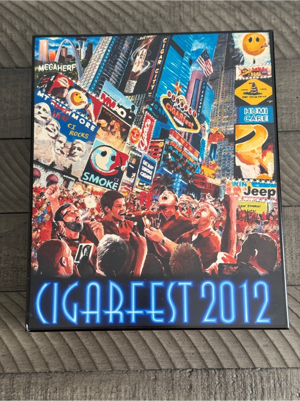 Cigars International CigarFest 2012 Commemorative Wooden Humidor